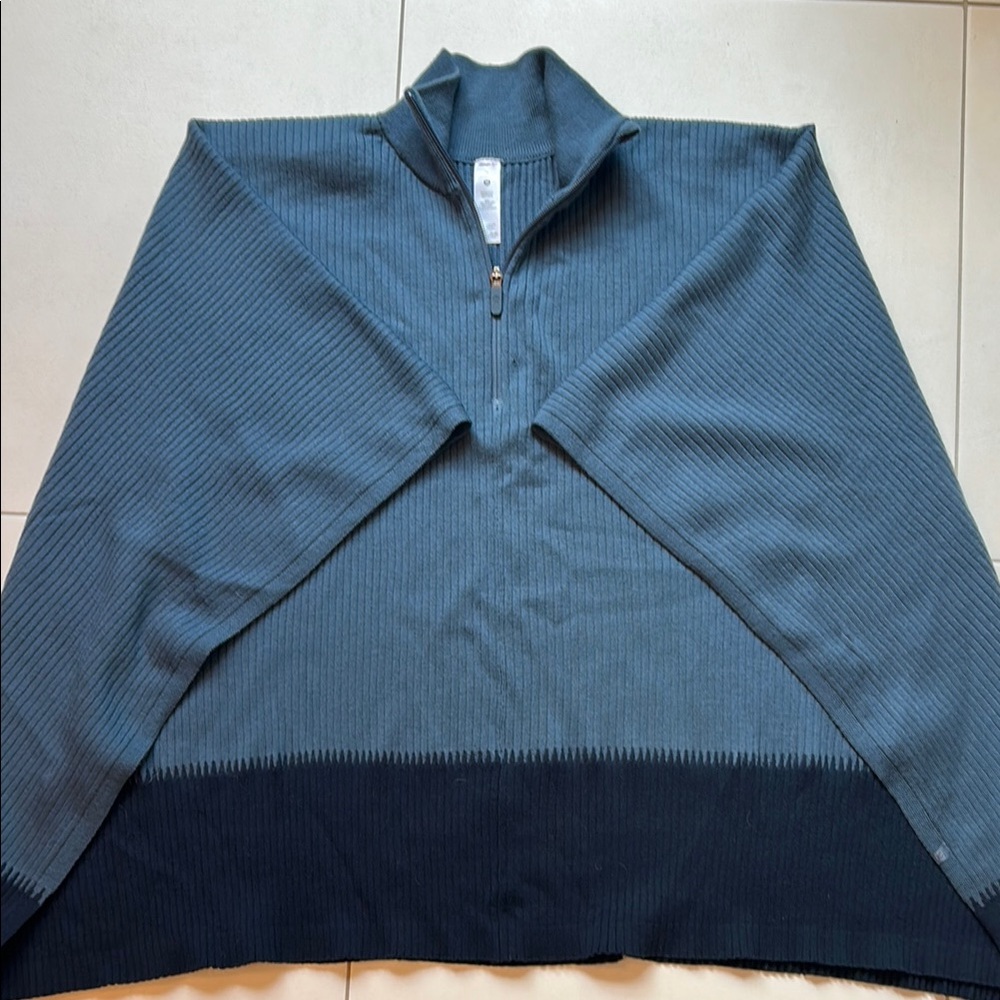 Lululemon Athletica Blue Cape Jacket Versatile and Elegant